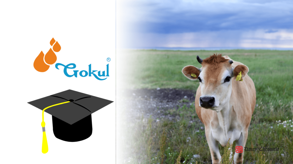 Gokul logo with cow representing the launch of Maharashtra's first private veterinary and dairy technology college in Kolhapur