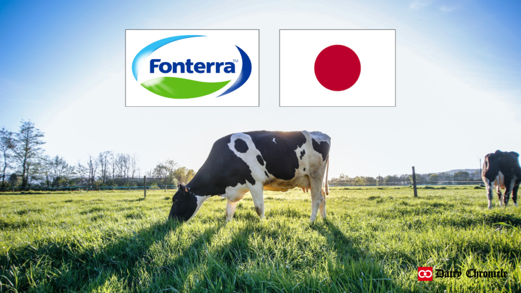 Fonterra and Japan logos showing Fonterra's expansion in Japan