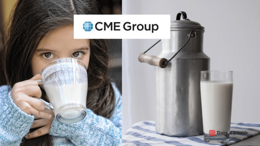 CME logo with a girl drinking a glass of milk