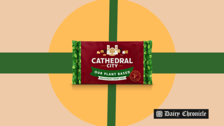 Cathedral City Smokey Block plant-based cheese in packaging