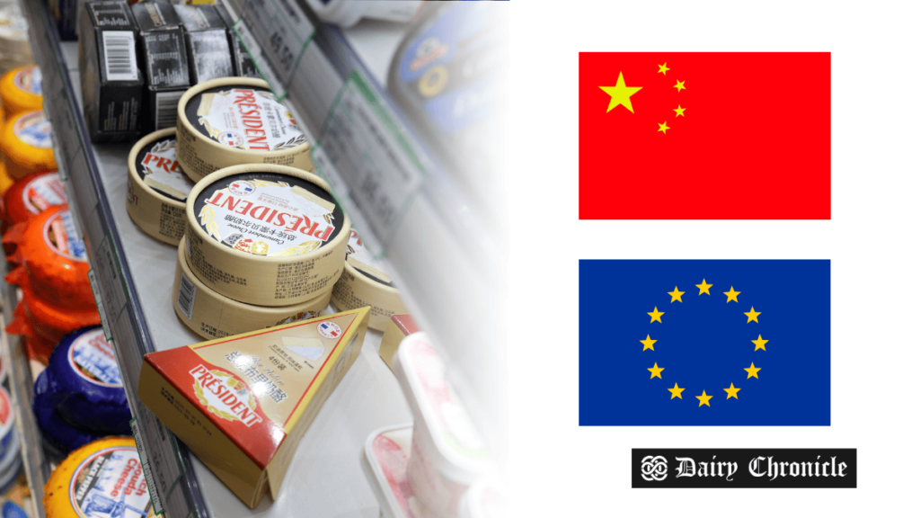 China launches anti-subsidy investigation into EU dairy imports, escalating trade tensions.