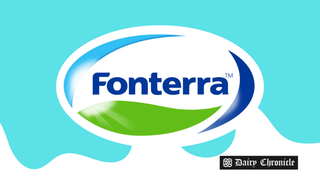 Fonterra's financial report showing net profit decline and increased milk payout