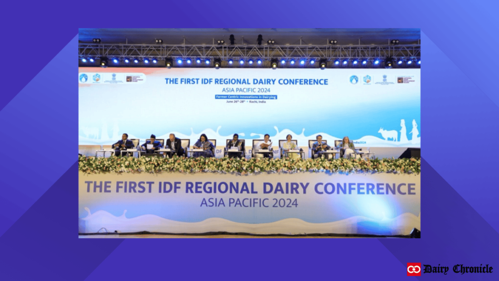 Picture from the First IDF Regional Dairy Conference, Asia Pacific 2024, highlighting key stakeholders discussing sustainable dairy production