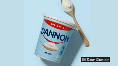 Danone dairy product showcasing the company’s $24 million investment as it re-enters the Indian market after its previous exit.