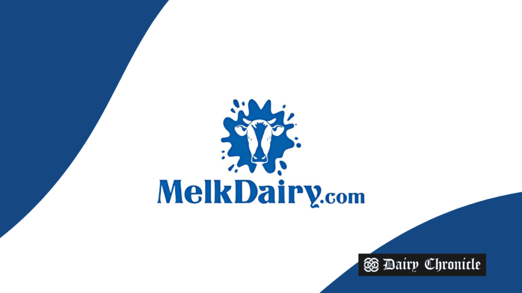 Melk Dairy logo, representing the company's commitment to sustainability and high-quality dairy products in India.