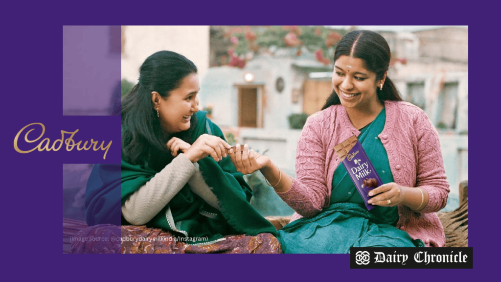 A Dairy Milk India chocolate bar with a spotlight, symbolizing the excitement around its latest advertisement.