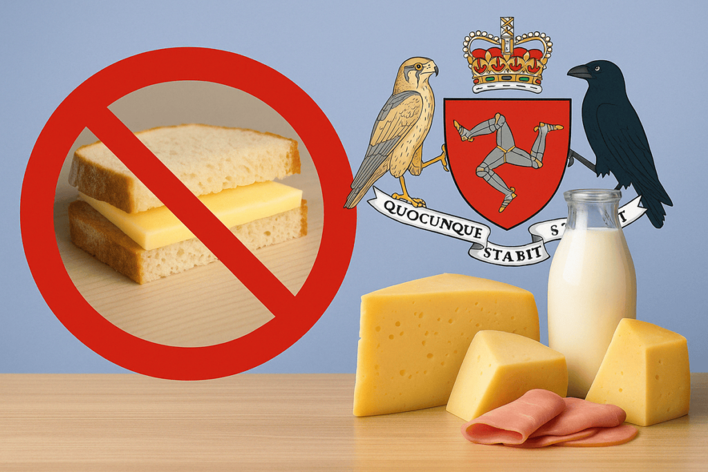Cheese sandwich restricted under new Isle of Man food import rules