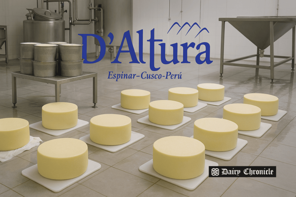 Modern dairy processing facility in Espinar, Peru, showcasing international certification​