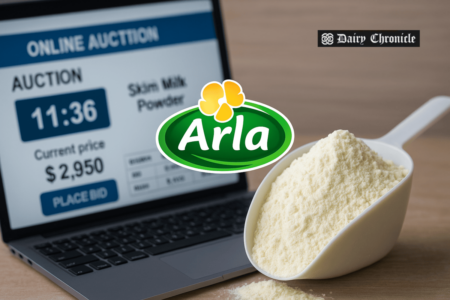 Arla Foods logo with GDT Pulse platform interface – 2025 strategic move in dairy market