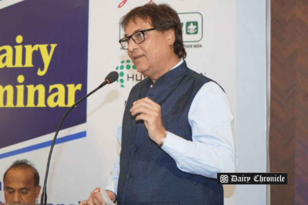 Dairy experts attending a conference in Kolhapur in May 2025