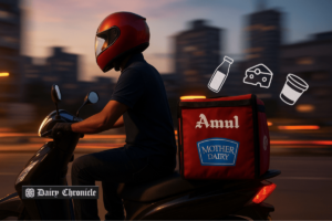 Mobile app for ordering dairy products in India