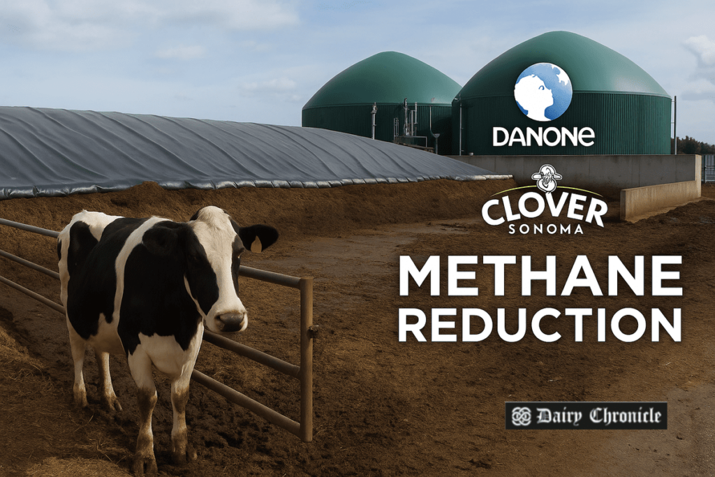Danone and Clover Sonoma collaborate to reduce methane emissions in dairy farming