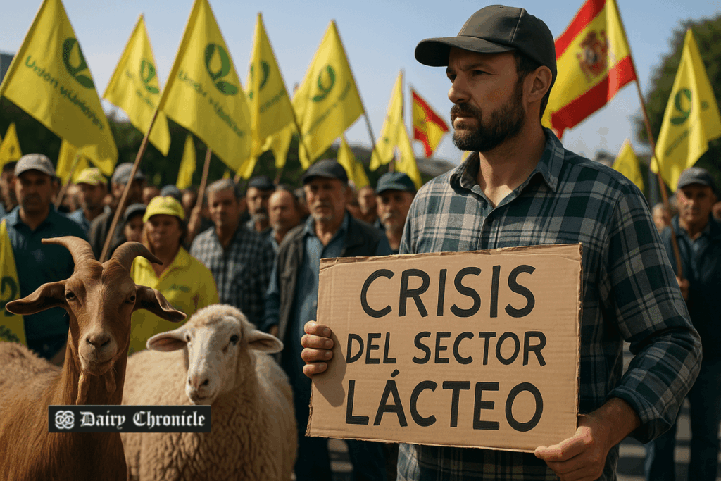 Abandoned sheep and goat farm in rural Spain amid industry decline