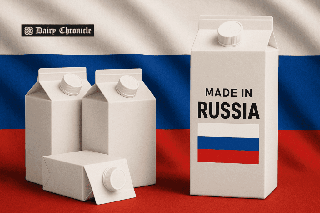 Russian packaging factory producing locally made materials amid import restrictions