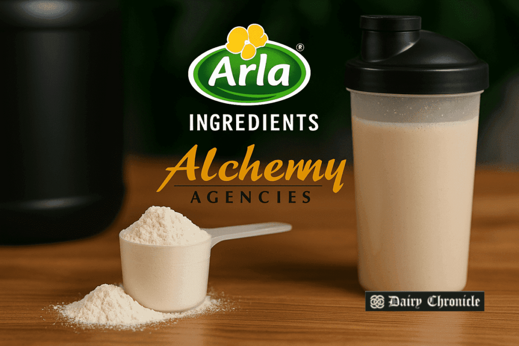 Arla Foods and Alchemy Agencies executives announcing partnership in Oceania