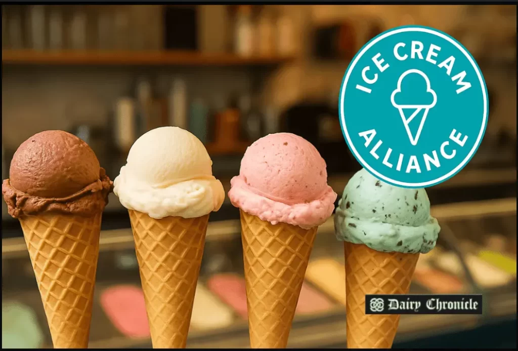 People celebrating National Ice Cream Day with ice cream cones, community events, and social gatherings in the USA
