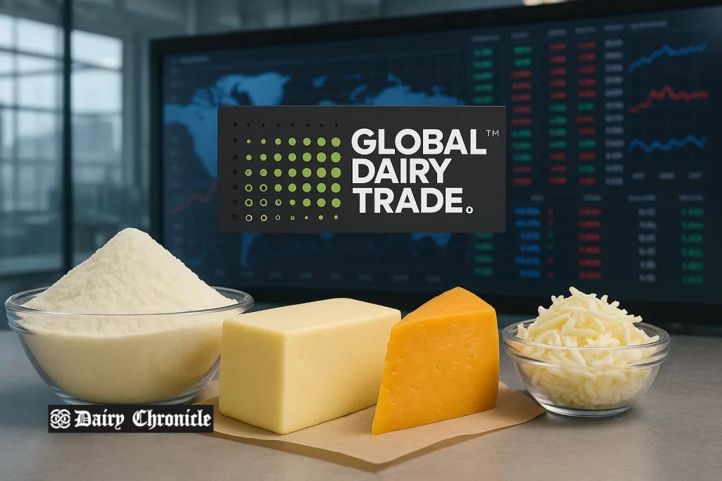 Global Dairy Trade Index dips 1.6% in June 2025, impacting milk powder and butter prices