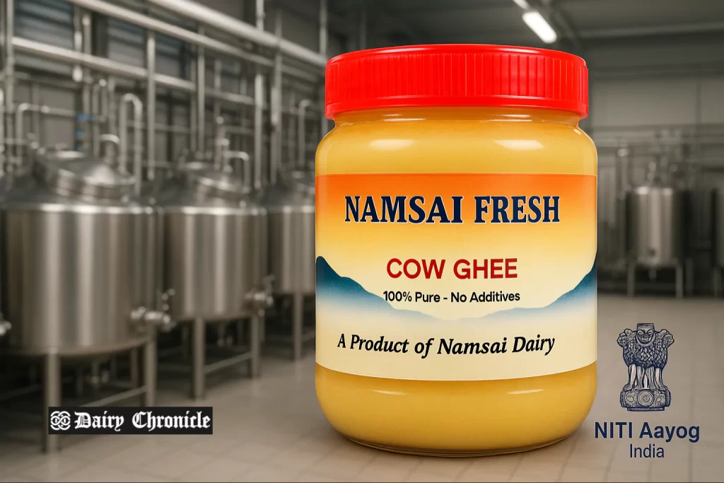 Award-winning Namsai ghee from Arunachal Pradesh in a traditional clay pot