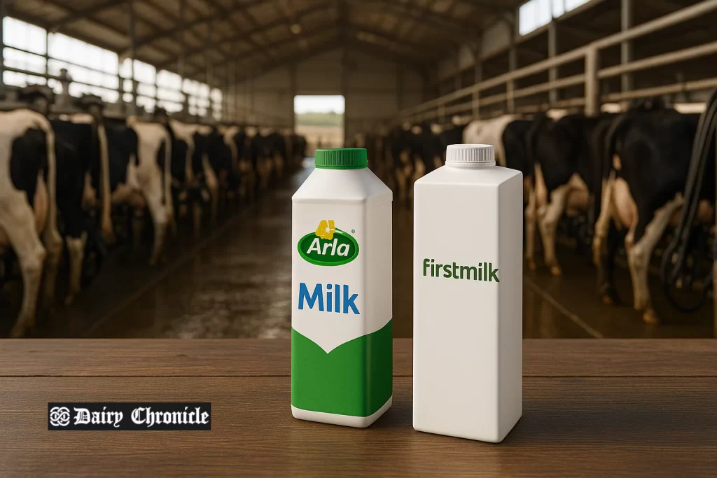 Arla milk processing facility in the UK supporting stable milk prices for farmers