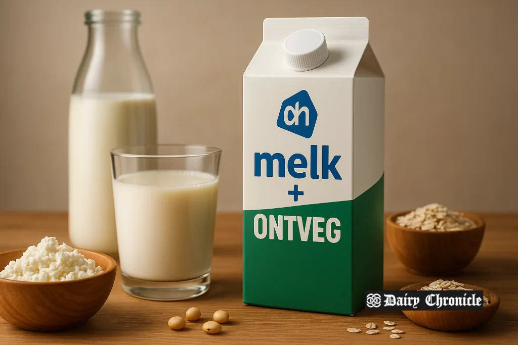 Albert Heijn’s new hybrid milk blend launched in the Netherlands with in-store promotion
