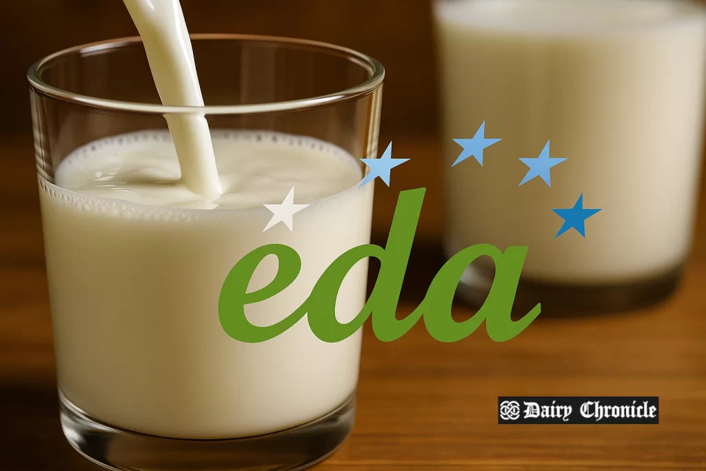 Glass of milk representing the debate over sugar taxes on dairy products