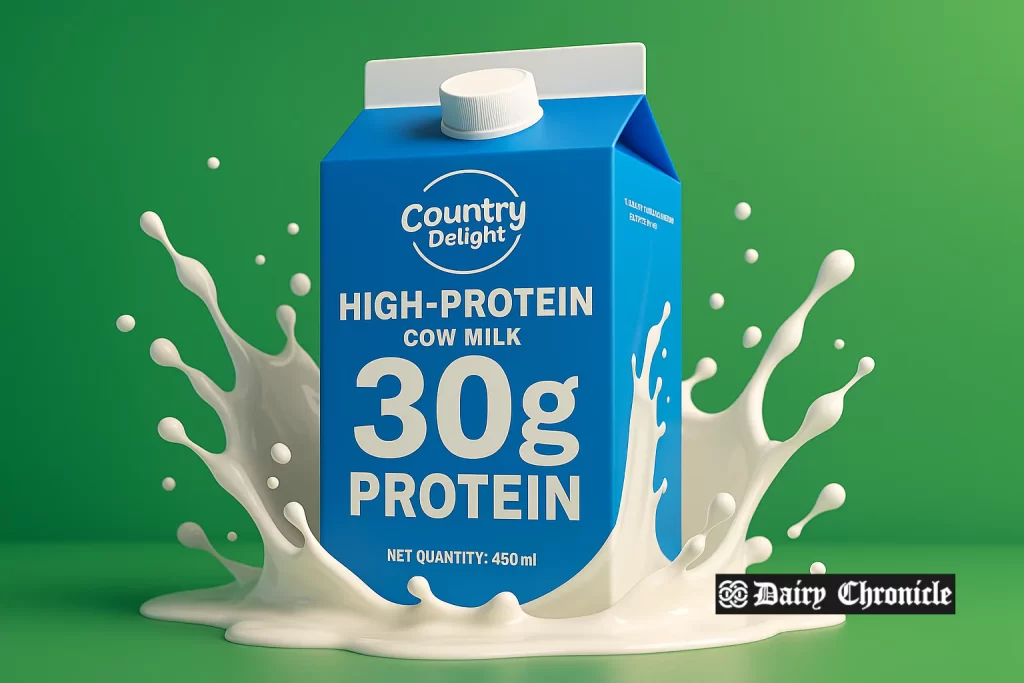 Country Delight high-protein milk delivering enhanced protein intake in India