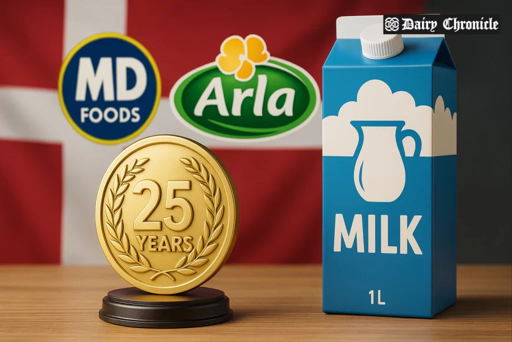 Arla Foods marks 25 years since its successful merger in the dairy industry.